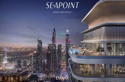 Apartment - 2 Bedrooms - 3 Bathrooms for sale in Seapoint - EMAAR Beachfront - Dubai Harbour - Dubai
