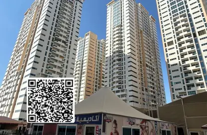 Apartment - 2 Bedrooms - 3 Bathrooms for rent in Ajman One Towers - Al Sawan - Ajman