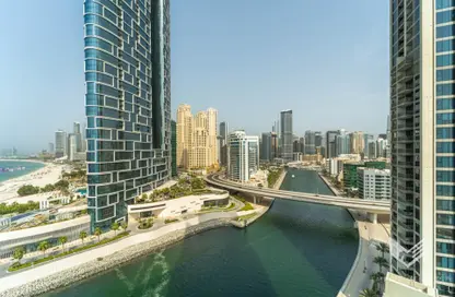 شقة - غرفة نوم - 1 حمام للايجار في 5242 تاور 1 - 5242 - دبي مارينا - دبي