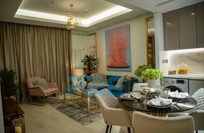 Living / Dining Room image for: Apartment - 3 Bedrooms - 4 Bathrooms for sale in AZIZI RIviera 18 - Meydan One - Meydan - Dubai, Image 1