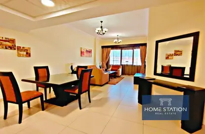 Living / Dining Room image for: Apartment - 2 Bedrooms - 2 Bathrooms for rent in Al Murad Tower - Al Barsha 1 - Al Barsha - Dubai, Image 1