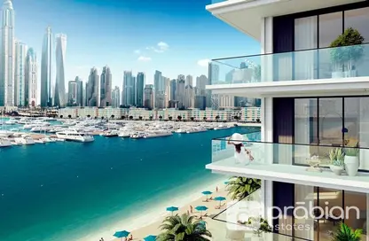 Water View image for: Apartment - 2 Bedrooms - 3 Bathrooms for sale in Beach Mansion - EMAAR Beachfront - Dubai Harbour - Dubai, Image 1