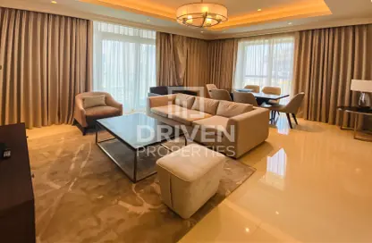 Hotel  and  Hotel Apartment - 3 Bedrooms - 5 Bathrooms for rent in The Address Residence Fountain Views 1 - The Address Residence Fountain Views - Downtown Dubai - Dubai