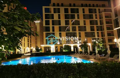 Pool image for: Apartment - 1 Bedroom - 2 Bathrooms for sale in Souks Residential - Al Mamsha - Muwaileh - Sharjah, Image 1
