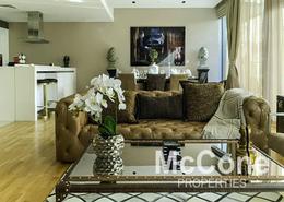 Apartment - 2 bedrooms - 2 bathrooms for rent in Apartment Building 2 - Bluewaters Residences - Bluewaters - Dubai Living Room image for: Apartment - 2 bedrooms - 2 bathrooms for rent in Apartment Building 2 - Bluewaters Residences - Bluewaters - Dubai, Image 1