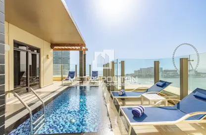 صورة لـ حوض سباحة شقة - 3 غرف نوم - 3 حمامات للايجار في اجنحة رودا امواج - أمواج - مساكن شاطئ الجميرا - دبي ، صورة رقم 1
