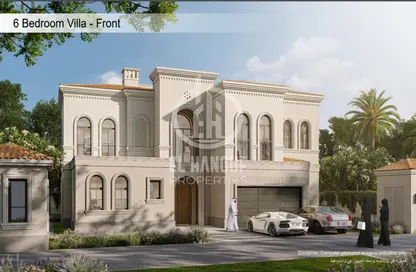 Outdoor House image for: Villa - 6 Bedrooms - 7 Bathrooms for sale in Bloom Living - Zayed City (Khalifa City C) - Khalifa City - Abu Dhabi, Image 1