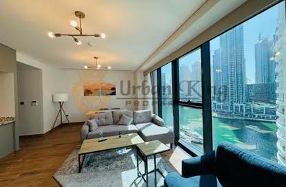 Apartment - 1 Bedroom - 2 Bathrooms for rent in Dubai Marina Moon - Dubai Marina - Dubai