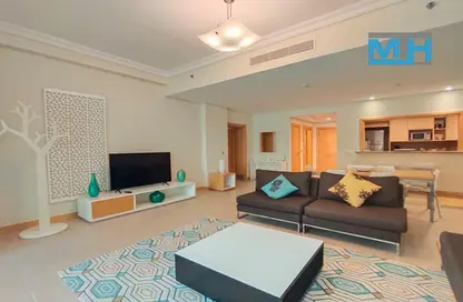 Apartment - 1 Bedroom - 2 Bathrooms for rent in Al Das - Shoreline Apartments - Palm Jumeirah - Dubai