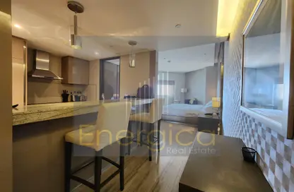 Kitchen image for: Apartment - 1 Bathroom for rent in Hyatt Regency Creek Heights Residences - Dubai Healthcare City - Dubai, Image 1