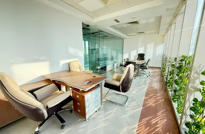 Office Space - Studio - 1 Bathroom for rent in The Prism - Business Bay - Dubai