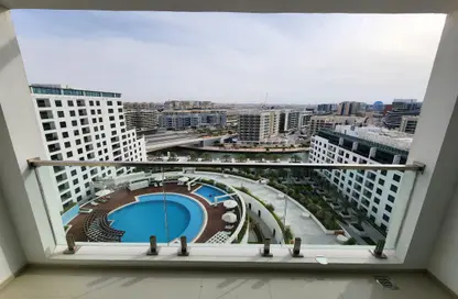 Balcony image for: Apartment - 1 Bedroom - 2 Bathrooms for rent in Al Faridah - Al Raha Beach - Abu Dhabi, Image 1