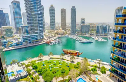 شقة - 1 حمام للايجار في برج التألق 2 - أبراج البريق - دبي مارينا - دبي