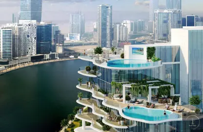 Penthouse - 4 Bedrooms - 5 Bathrooms for sale in Chic Tower - Business Bay - Dubai