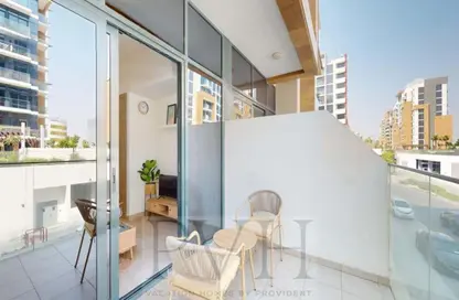 Apartment - Studio - 1 Bathroom for rent in Azizi Riviera 43 - AZIZI Riviera - Meydan One - Meydan - Dubai