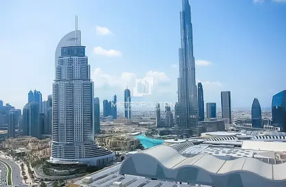 Apartment - Studio - 1 Bathroom for rent in Upper Crest - Downtown Dubai - Dubai