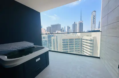 Apartment - Studio - 1 Bathroom for rent in Trillionaire Residences - Business Bay - Dubai