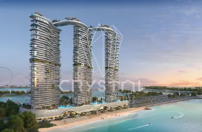 Water View image for: Apartment - 1 Bedroom - 2 Bathrooms for sale in Tower A - Damac Bay - Dubai Harbour - Dubai, Image 1