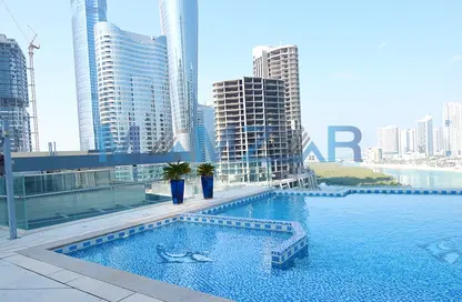 Pool image for: Apartment - 1 Bedroom - 2 Bathrooms for rent in Reem Diamond - Shams Abu Dhabi - Al Reem Island - Abu Dhabi, Image 1