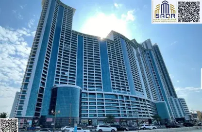 Apartment - 1 Bedroom - 2 Bathrooms for rent in Ajman Corniche Residences - Ajman Corniche Road - Ajman