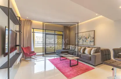 Living Room image for: Apartment - 3 Bedrooms - 2 Bathrooms for rent in Al Sidir 4 - Al Sidir - Greens - Dubai, Image 1