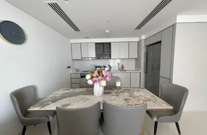 Dining Room image for: Apartment - 2 Bedrooms - 2 Bathrooms for rent in Sunrise Bay - EMAAR Beachfront - Dubai Harbour - Dubai, Image 1