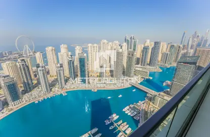 Pool image for: Apartment - 3 Bedrooms - 3 Bathrooms for rent in Vida Residences Dubai Marina - Dubai Marina - Dubai, Image 1
