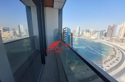 Apartment - 1 Bedroom - 2 Bathrooms for rent in La Plage Tower - Al Mamzar - Sharjah - Sharjah