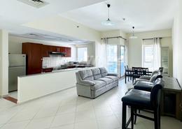 صورةغرفة المعيشة / غرفة الطعام لـ: شقة - 2 غرف نوم - 2 حمامات للكراء في برج كاسكيد - دبي مارينا - دبي, صورة 1