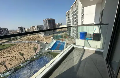 Apartment - Studio - 1 Bathroom for rent in Wavez Residence - Liwan - Dubai Land - Dubai