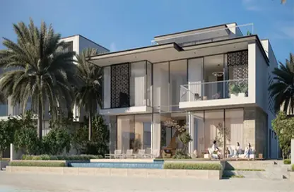 Outdoor House image for: Villa - 5 Bedrooms - 6 Bathrooms for sale in Frond P - Signature Villas - Palm Jebel Ali - Dubai, Image 1