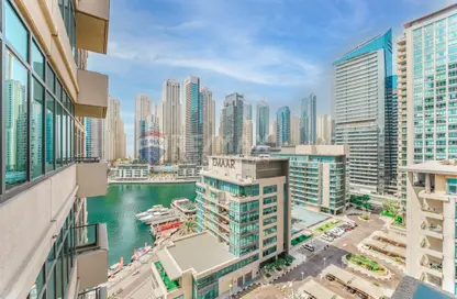 شقة - غرفة نوم - 1 حمام للايجار في المجرة 2 - المجرة - دبي مارينا - دبي