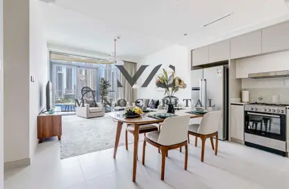 شقة - 2 غرف نوم - 2 حمامات للايجار في برج Marina Vista 1 - مارينا فيستا - إعمار بيتشفرونت - دبي هاربور - دبي