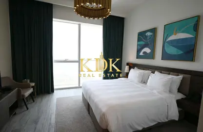 Apartment - 1 Bedroom - 2 Bathrooms for rent in Palm View - Dubai Media City - Dubai