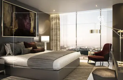 Room / Bedroom image for: Apartment - 2 Bedrooms - 3 Bathrooms for sale in Aykon City Tower C - Aykon City - Business Bay - Dubai, Image 1
