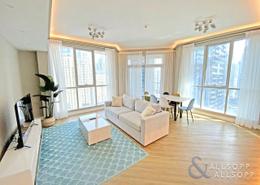 Living / Dining Room image for: Apartment - 2 bedrooms - 2 bathrooms for sale in The Torch - Dubai Marina - Dubai, Image 1