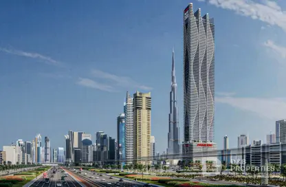 شقة - غرفة نوم - 1 حمام للبيع في بايز 101 من دانوب - الخليج التجاري - دبي