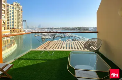 Apartment - Studio - 1 Bathroom for rent in Palm Views West - Palm Views - Palm Jumeirah - Dubai