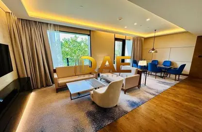 Living / Dining Room image for: Apartment - 2 Bedrooms - 3 Bathrooms for rent in The Residences at Caesars Palace - Caesars Bluewaters Dubai - Bluewaters - Dubai, Image 1