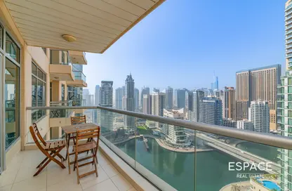 Apartment - 1 Bedroom - 2 Bathrooms for rent in Sanibel Tower - Park Island - Dubai Marina - Dubai