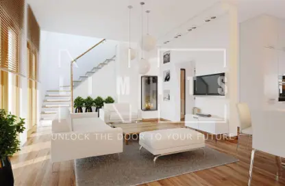 Living Room image for: Duplex - 2 Bedrooms - 3 Bathrooms for sale in Q Gardens Lofts - Jumeirah Village Circle - Dubai, Image 1