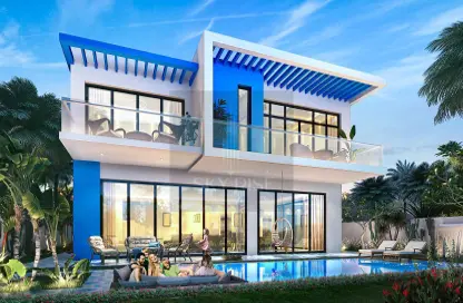 Outdoor House image for: Villa - 6 Bedrooms - 7 Bathrooms for sale in Santorini - Damac Lagoons - Dubai, Image 1