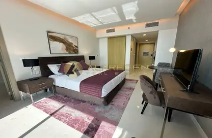 Room / Bedroom image for: Apartment - 1 Bathroom for rent in Aykon City Tower B - Aykon City - Business Bay - Dubai, Image 1