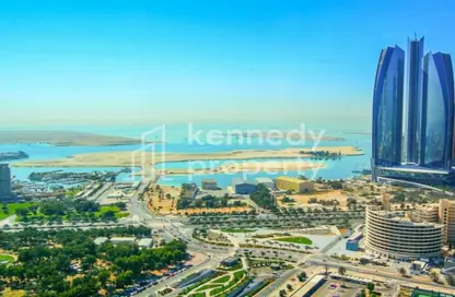 Water View image for: Apartment - 2 Bedrooms - 3 Bathrooms for rent in Nation Towers - Corniche Road - Abu Dhabi, Image 1