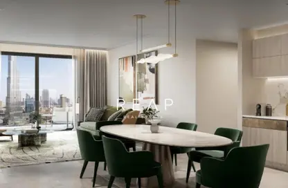 شقة - غرفة نوم - 1 حمام للبيع في سانت ريجيس ريزيدنس - برج خليفة - وسط مدينة دبي - دبي