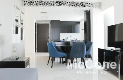 Living / Dining Room image for: Apartment - 2 Bedrooms - 2 Bathrooms for rent in Damac Maison The Distinction - Downtown Dubai - Dubai, Image 1