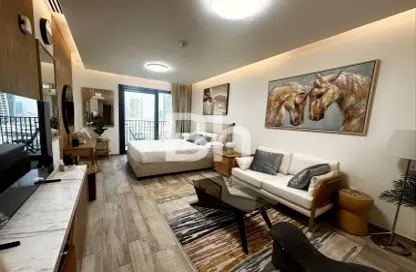 Apartment - Studio - 1 Bathroom for rent in Ahad Residences - Business Bay - Dubai