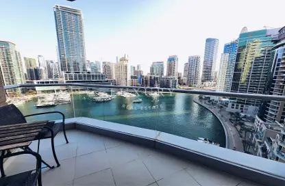 Apartment - 2 Bedrooms - 3 Bathrooms for rent in Beauport Tower - Marina Promenade - Dubai Marina - Dubai