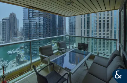 Apartment - 3 Bedrooms - 4 Bathrooms for sale in Al Mass Tower - Emaar 6 Towers - Dubai Marina - Dubai