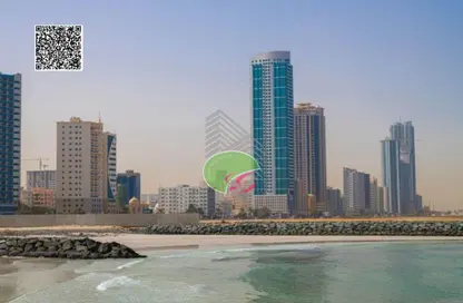 شقة - غرفة نوم - 2 حمامات للبيع في برج الكورنيش - طريق كورنيش عجمان - عجمان شقة - غرفة نوم - 2 حمامات للبيع في برج الكورنيش - طريق كورنيش عجمان - عجمان